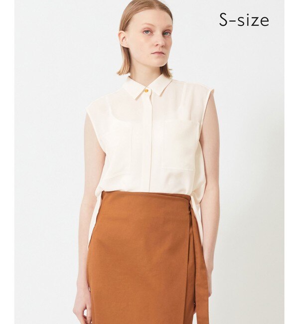 S-size】HYACINTH / ショートカラーシャツ|BEIGE,(ベイジ，)の通販 ...