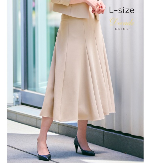 L-size】SOPHIA / フレアスカート|BEIGE,(ベイジ，)の通販｜アイルミネ