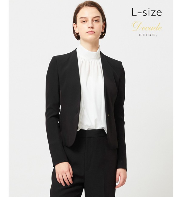 【L-size】LUIZA / ノーカラージャケット