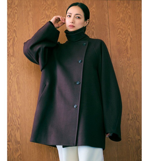 CHABANAIS / フード付きコート|BEIGE,(ベイジ,)の通販|アイルミネ CHABANAIS / フード付きコート|BEIGE,(ベイジ,)の通販|アイルミネ