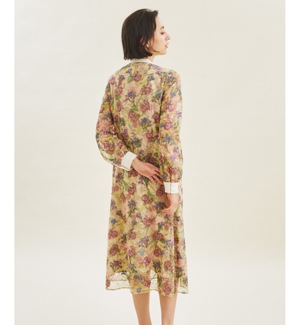 ボタニカルプリント刺繍ドレス|GRACE CONTINENTAL(グレース