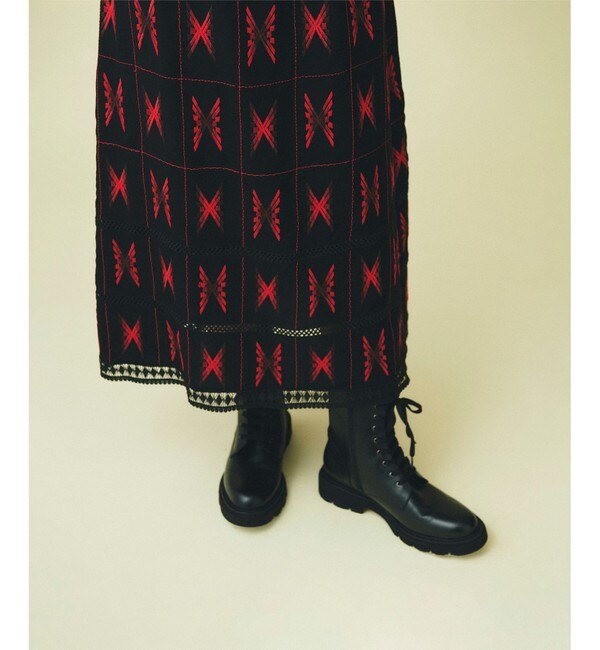 キカ刺繍ロングスカート|GRACE CONTINENTAL(グレースコンチネンタル)の