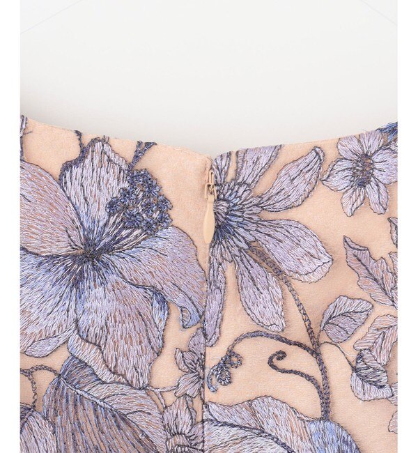 チュールフラワー刺繍ドレス|GRACE CONTINENTAL(グレース ...