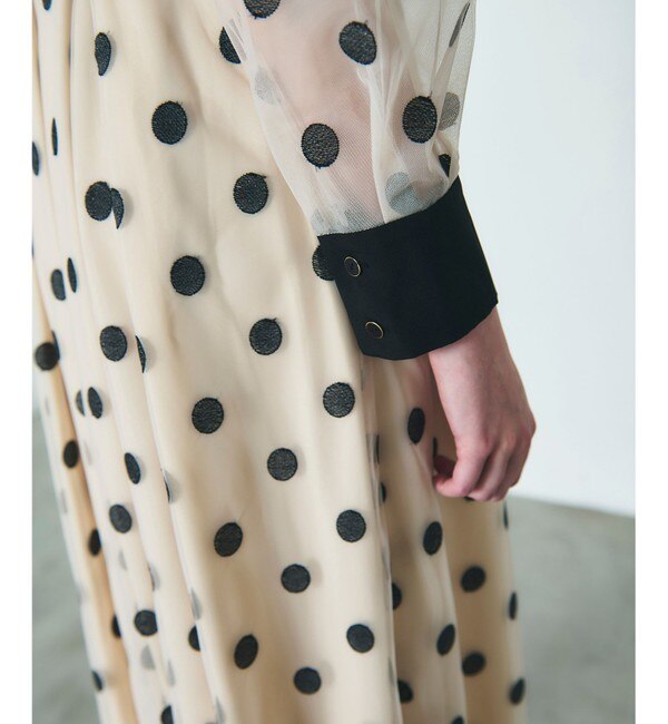ラメドット刺繍ドレス|GRACE CONTINENTAL(グレースコンチネンタル)の ...