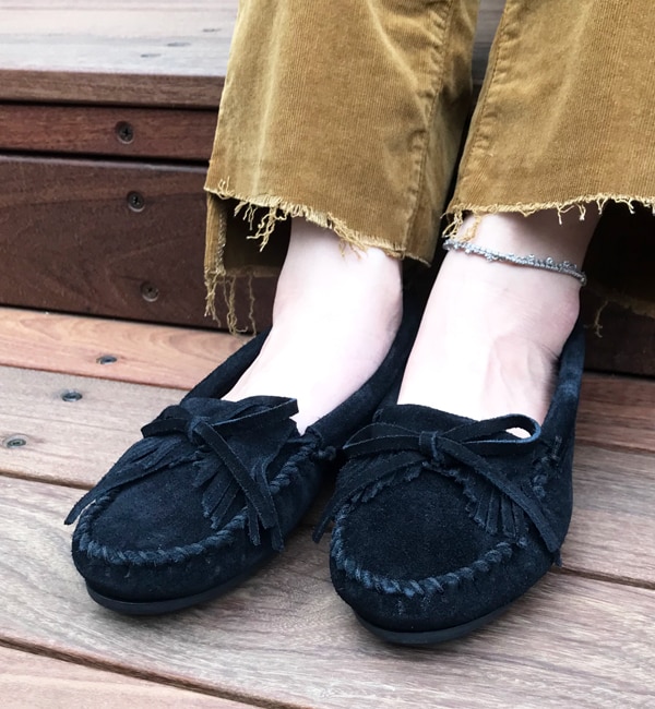 MINNETONKA】 ミネトンカ KILTY SUEDE MOC/キルティスエードモカシン