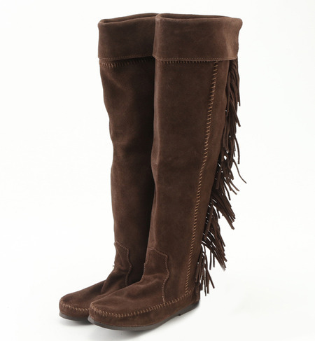 OVER-THE-KNEE FRINGE BOOT