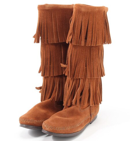 【ミネトンカ/MINNETONKA】 3-LAYER FRINGE BOOT [送料無料]