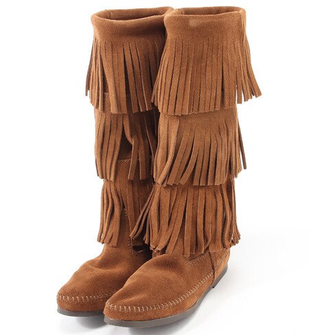 【ミネトンカ/MINNETONKA】 3-LAYER FRINGE BOOT [送料無料]