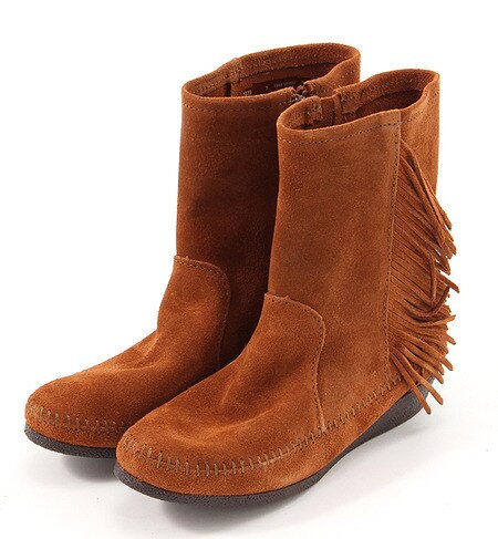 FRINGE WEDGE BOOT