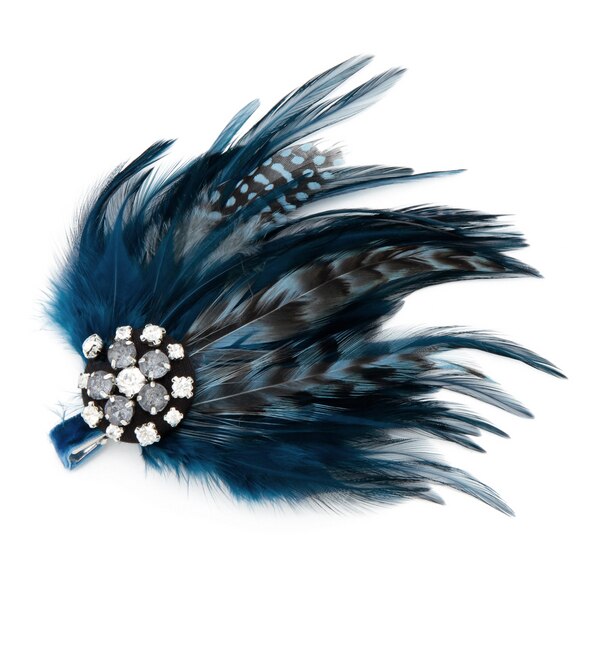 (LL ACCESSORIES)BARRETTE WITH FEATHER