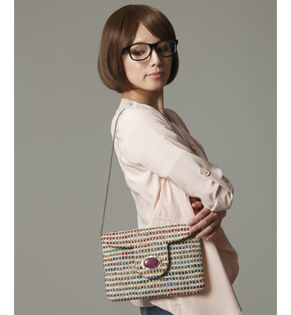【店頭人気】(SJK BAGS)MULTI COLOR CLUTCH BAG