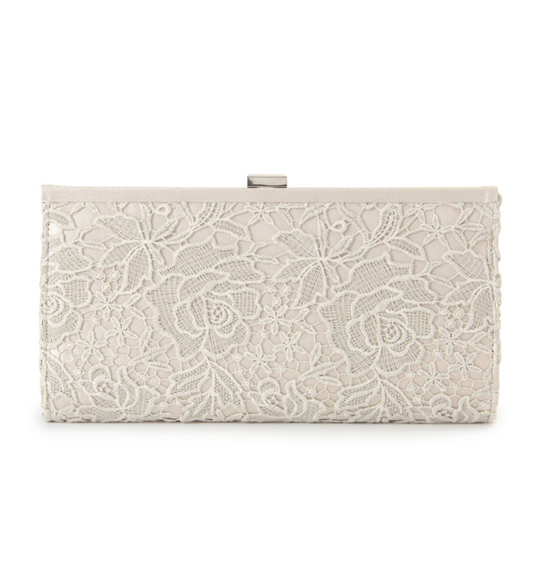 (LL ACCESSORIES)FLOWER LACE CLUTCH BAG