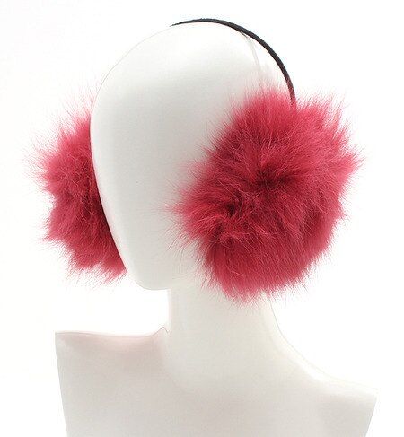 FOX FUR EAR MUFFS