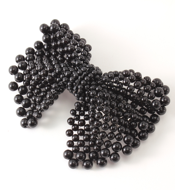 (LL ACCESSORIES)H178 PEARL RIBBON BARRETTA