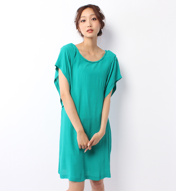LOP-13146 BOAT/N FLARE SLV. DRESS