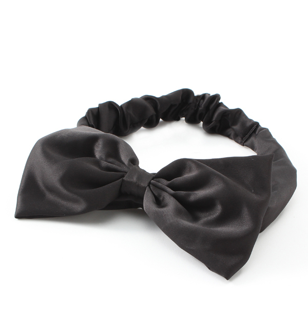 (LL ACCESSORIES) TA210 SATIN BOW HAIRBAND