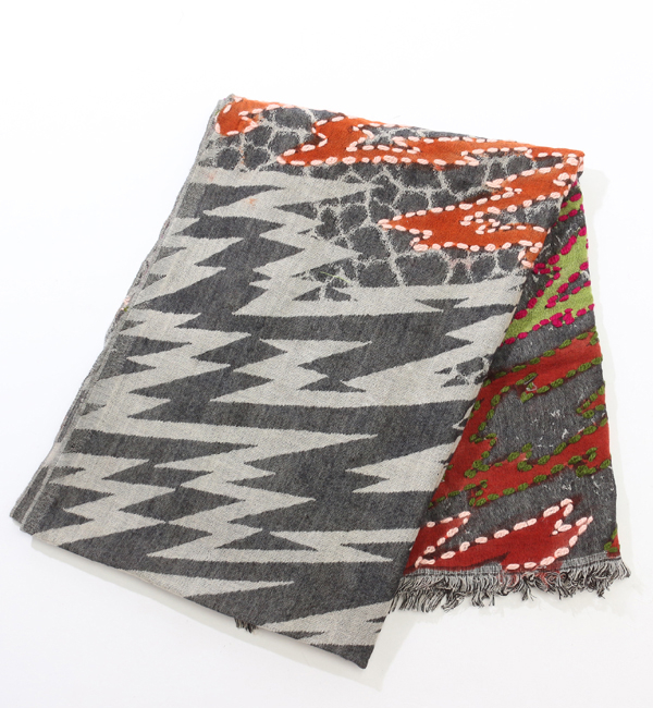LR-13201 ZIG ZAG JAQ. STOLE