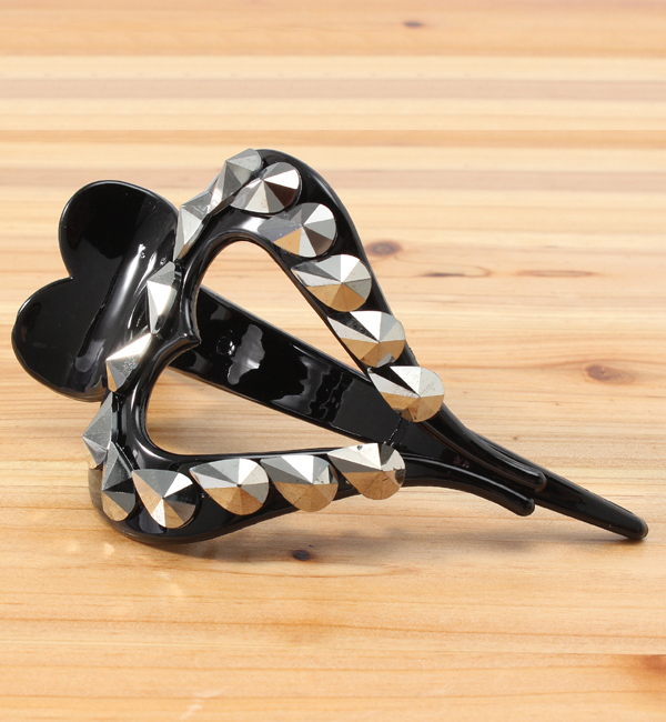(LL ACCESSORIES) 3SY J008 HEART MOTIF HAIR CLIP