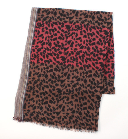 (S.K SIGNATURE) SKP-RAIN DROP WOOL BLOTCH PRINT