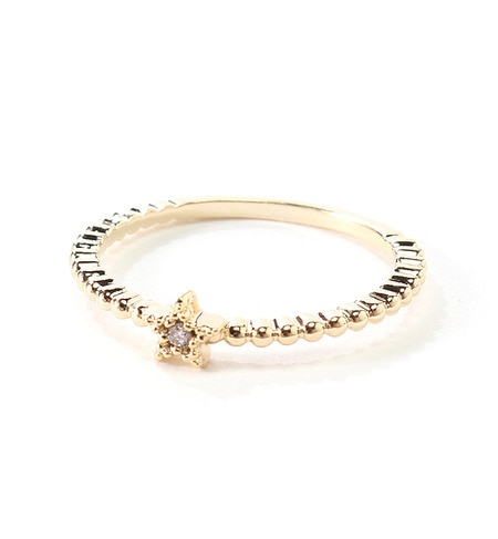 (AIM) R016 SMALL STAR PINKY RING