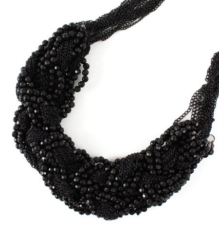 (LL ACCESSORIES) 3SY010 CHAIN&BEADS NECKLACE