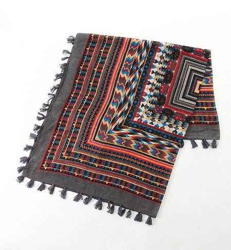 (GLEN PRINCE SCARF) 6920 TASSEL FRINGE SCARF