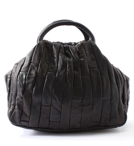 R-1750 ROUND HANDLE LEATHER BAG