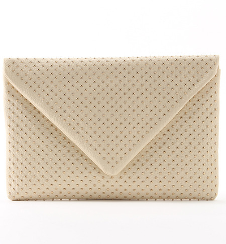 【ローズ バッド/ROSE BUD】 (LL ACCESSORIES) B1308 STUDDED CLUTCH BAG [送料無料]
