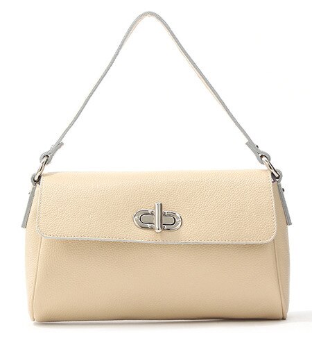 R-1790 LEATHER FLAP SHOULDER BAG