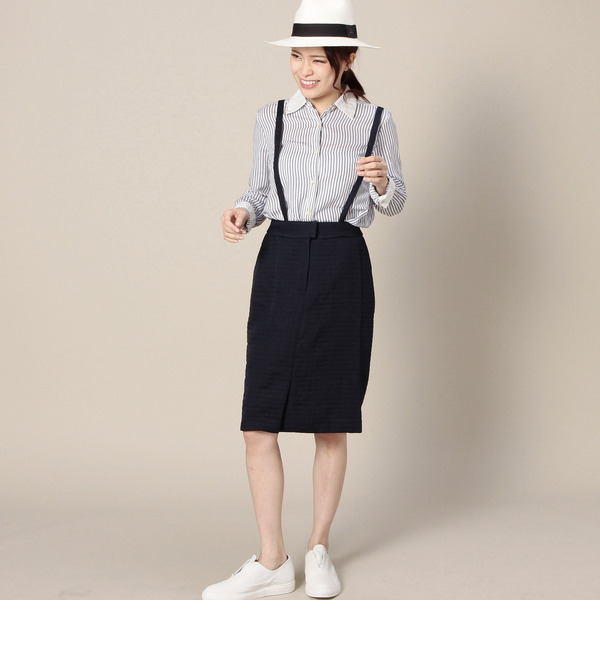 LSK-14121 JUST/W SUSPENDER TIGHT SKIRT