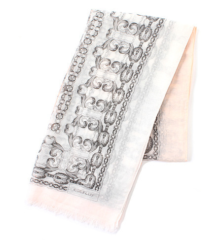 (CODELLO) 41123803 HERALDIC SIDE OMBRE SCARF