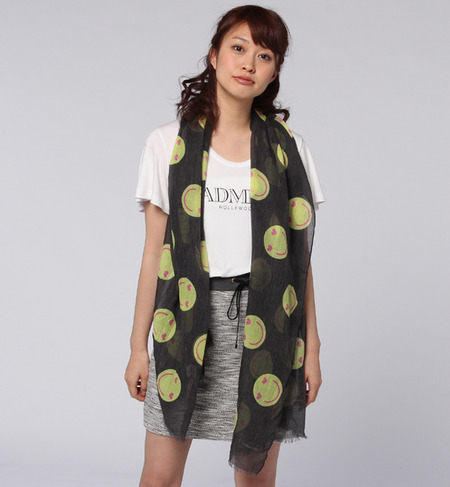 (CODELLO) 41123503 SMILES ON COLOURED SCARF