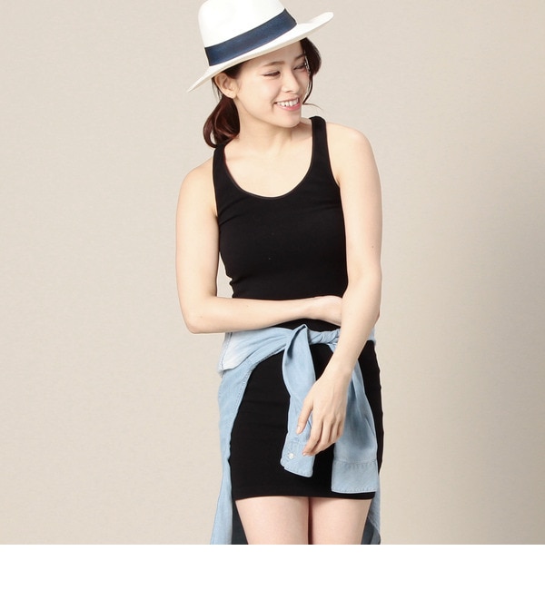 (NIKIBIKI)NS5092L RACER BACK TANK DRESS