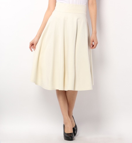 LCTB-14122 MIDI FLARE SKIRT