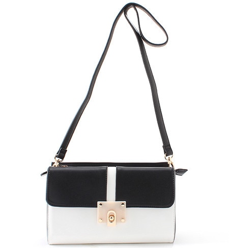 91145 BI-COL SHOULDER BAG