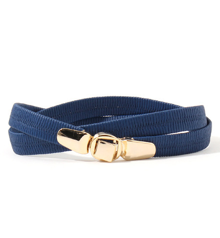 LR-14117 ELASTIC NARROW LEATHER BELT