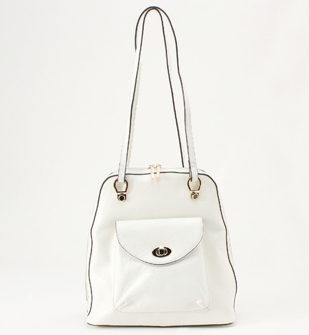 S290G PEBBLE LEATHER TWO WAY BAG（予約ブラック）