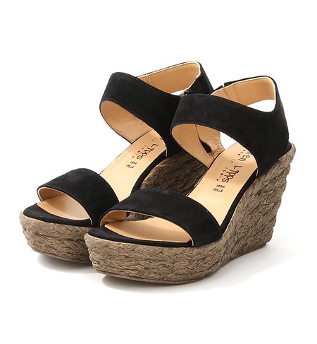 (KAREN LIPPS)87001 CINDY CAMOSCIO ANKLE STRAP WEDGE SANDAL