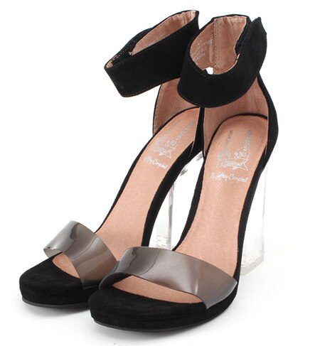 (JEFFREY CAMPBELL FOR ROSE BUD)HA:F 1357 SE THROUGH HEEL SANDAL