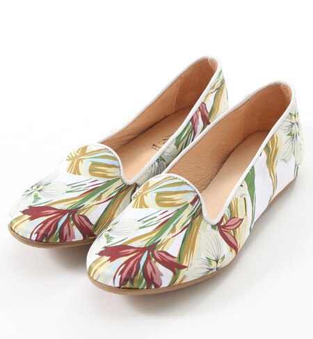 (ILENIA P)1110 FLOWER/P FLAT SHOES