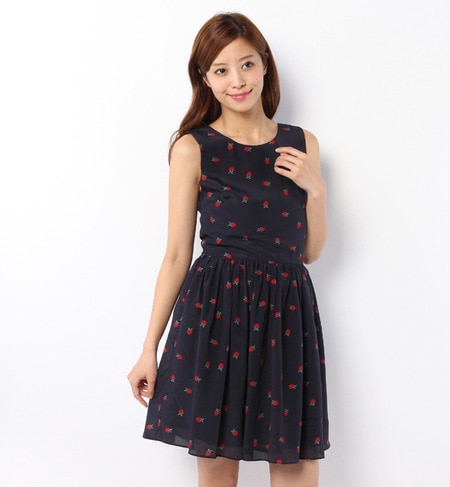 LOP-14114 SLV.LESS GATHERED MINI DRESS