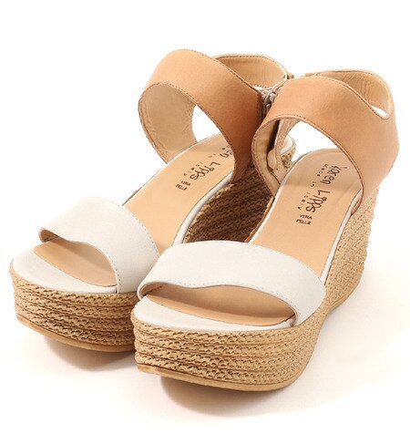 (KAREN LIPPS)87001 SERENA ANKLE STRAP WEDGE SADL