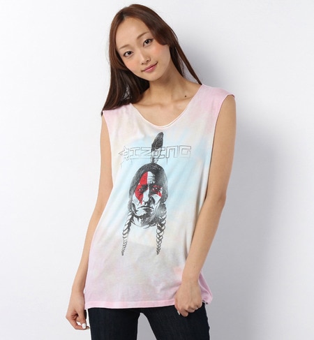 (AS IS)RZ-1131 NATIVE ROCK SLEEVELESS TANK