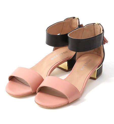 18244 SAVA BI-COLOR ANKLE STRAP SANDAL