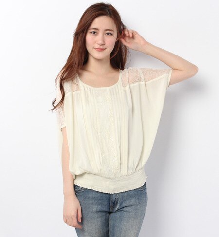 LBL-14123 LACE YORK S/S BLOUSE