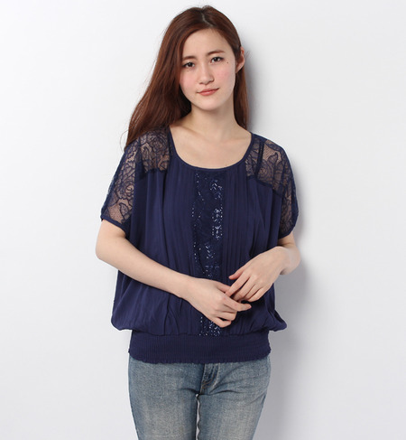 LBL-14123 LACE YORK S/S BLOUSE