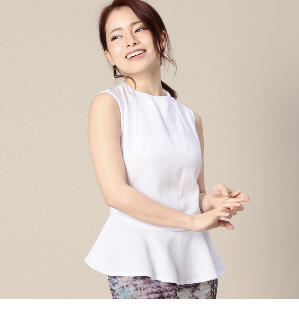 【店頭人気アイテム】LBL-14106 HIGH/N PEPLUM BLOUSE