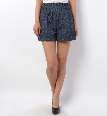 LPT-14139 W/ELASTIC SHORT PANTS