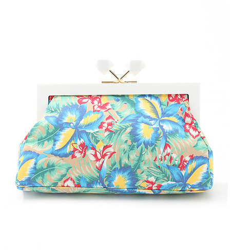 (TOP BEAUTY) EVSI-5327 TROPICAL PT. CLUTCH BAG