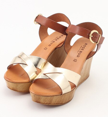 13-52 446E CROSS FRONT WEDGE SANDAL